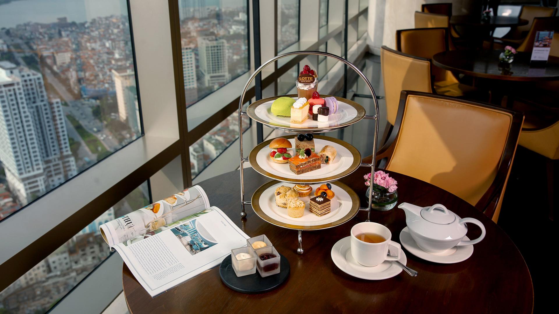 Afternoon tea at The Lounge Sky