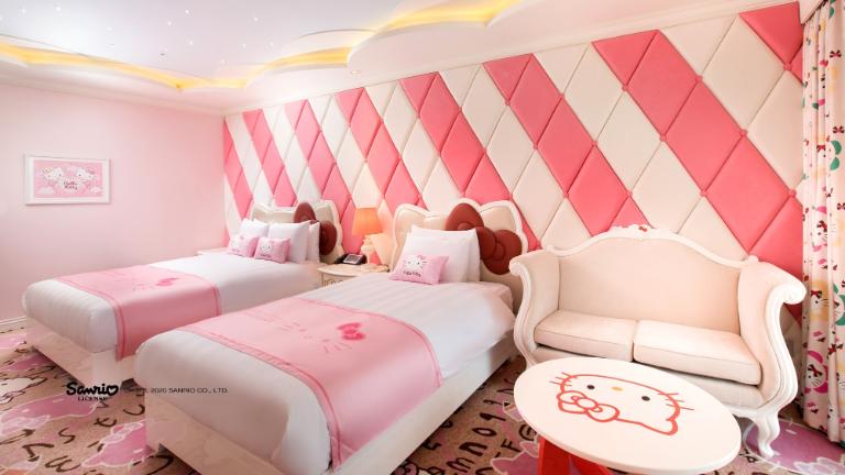 Book hotel rooms in Jeju - Character Hello Kitty Kids Room (Garden