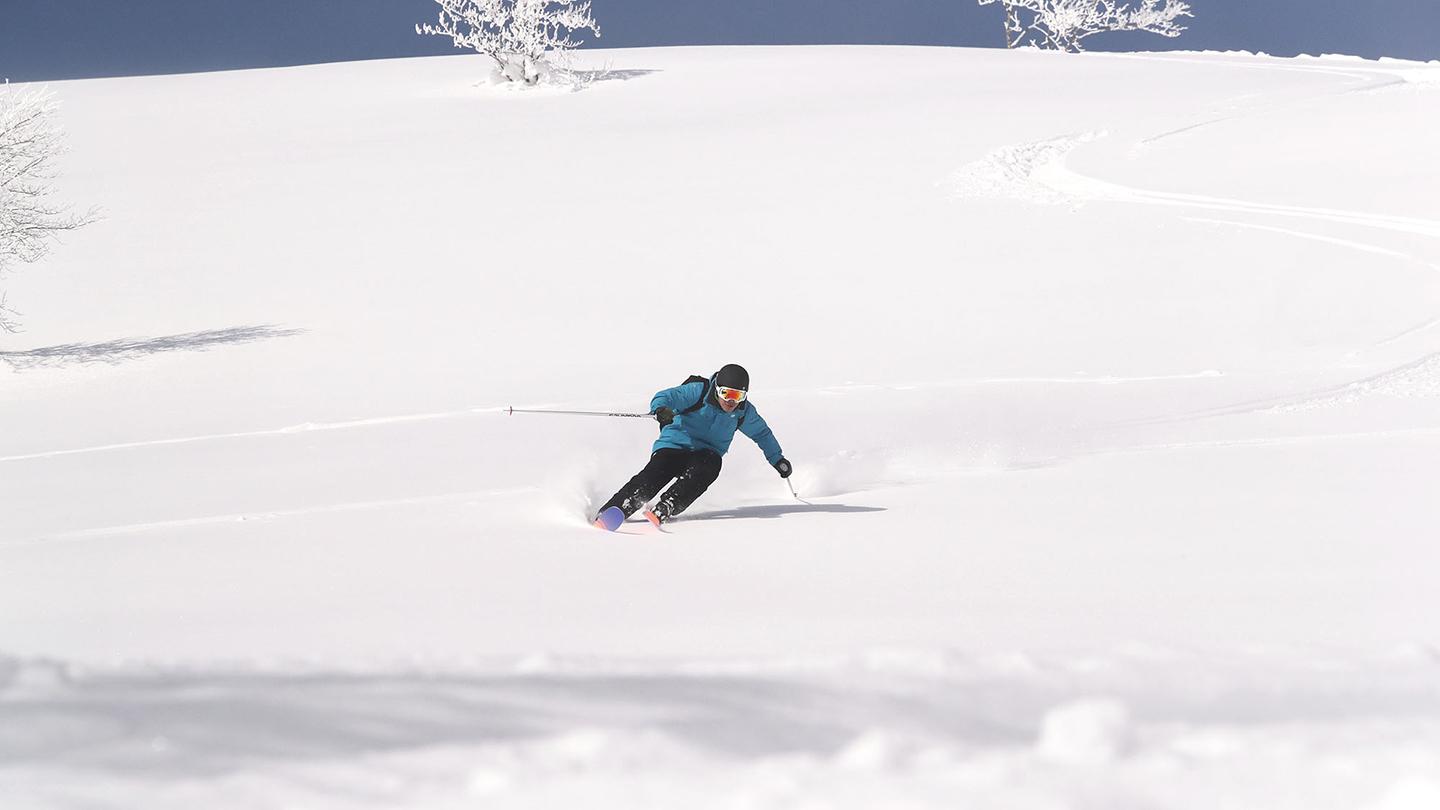 winter, skiing, slope