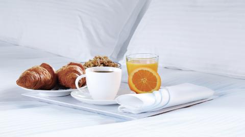 Room service, breakfast