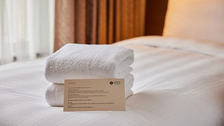 Lotte city hotel ulsan, room, towel