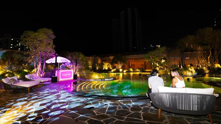 Busan, Busan Lotte Hotel, Poolside Vibe, Summer, Pool Party, Outdoor Swimming Pool