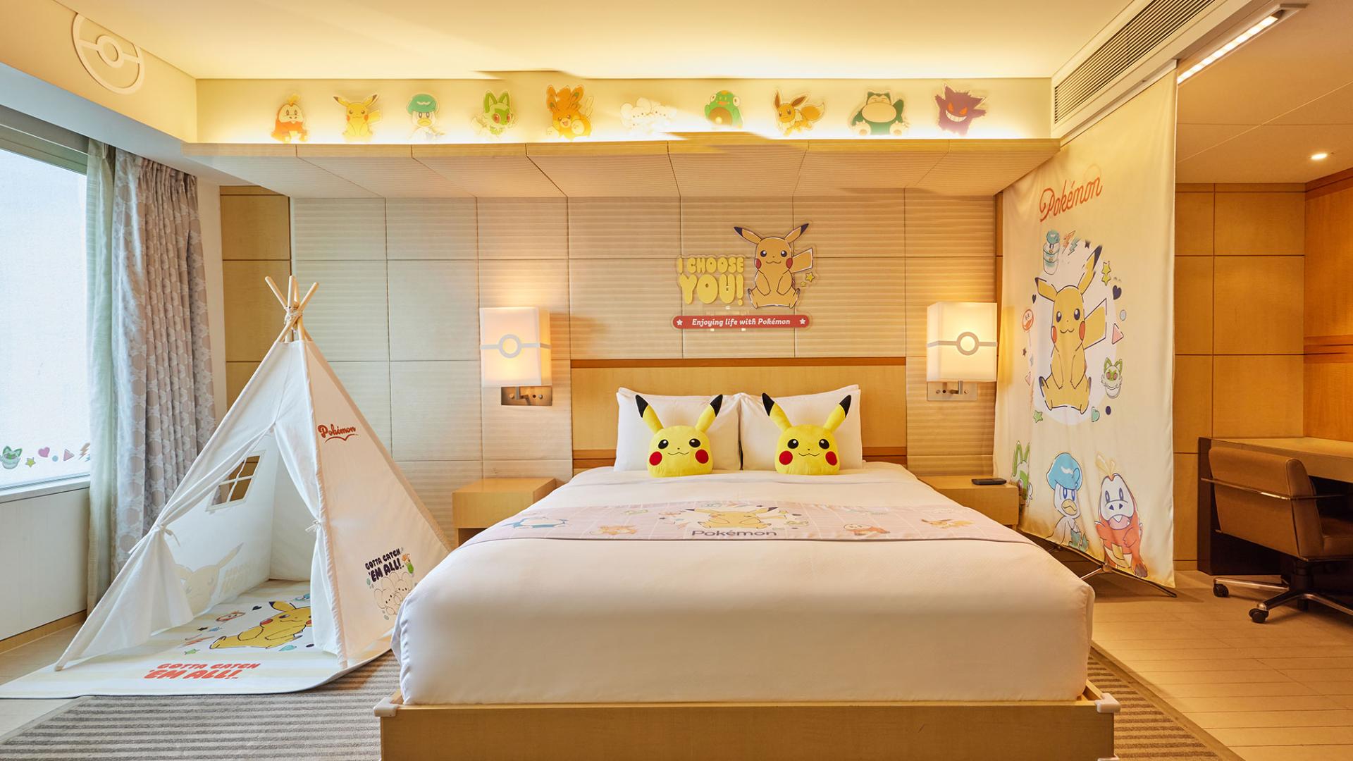 lotte hotel seoul, poketmon, pikachu, character, seoul hotel